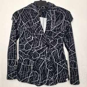 Tonia Debellis Hooded Coat Size Small